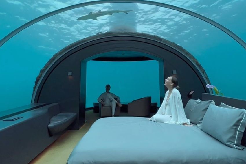 hotel pod vodom maldivi