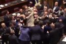 italijanski parlament tuča