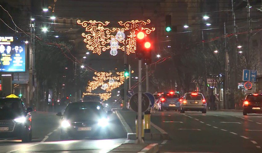 novogodišnja rasveta trolejbus beograd