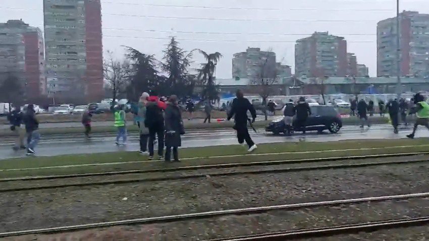 udarena studentkinja beograd protesti