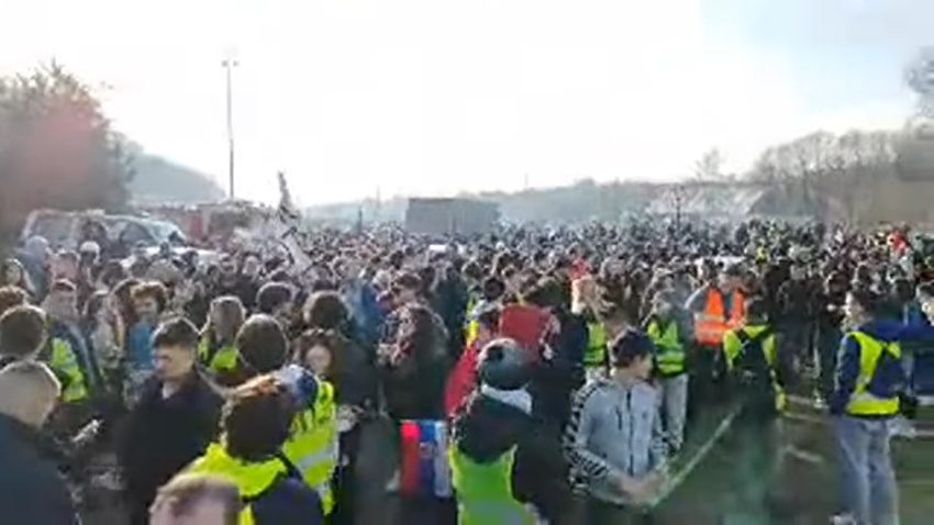 beogradski studenti protestni marš novi sad