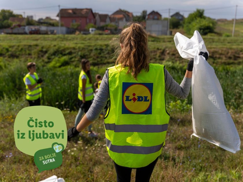 Lidl volonteri čišćenje