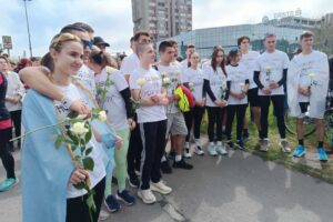 studenti trka do brisela železnička stanica štafetni maraton