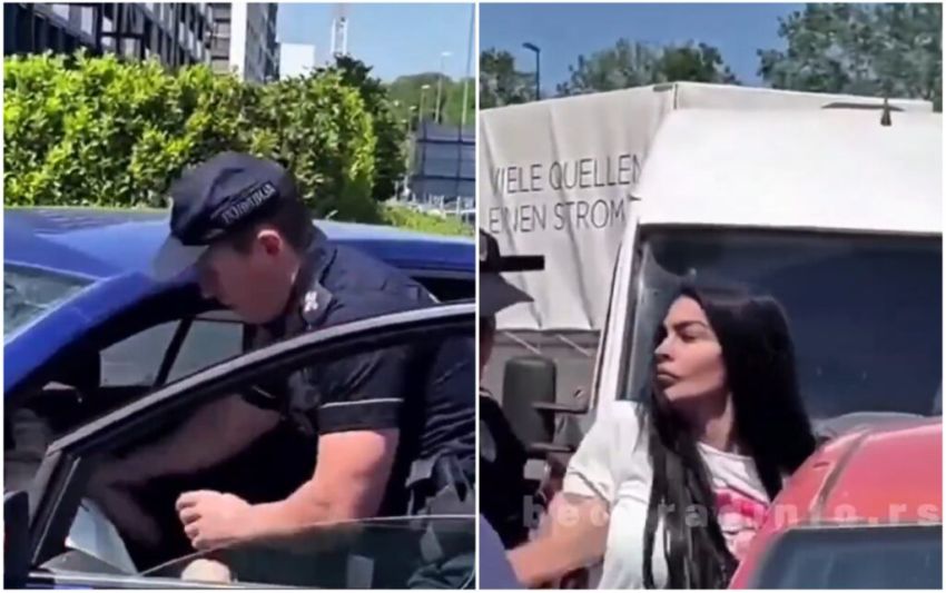 Učesnica rijalitija htela da probije protest, reakcija policije oduševila (VIDEO)