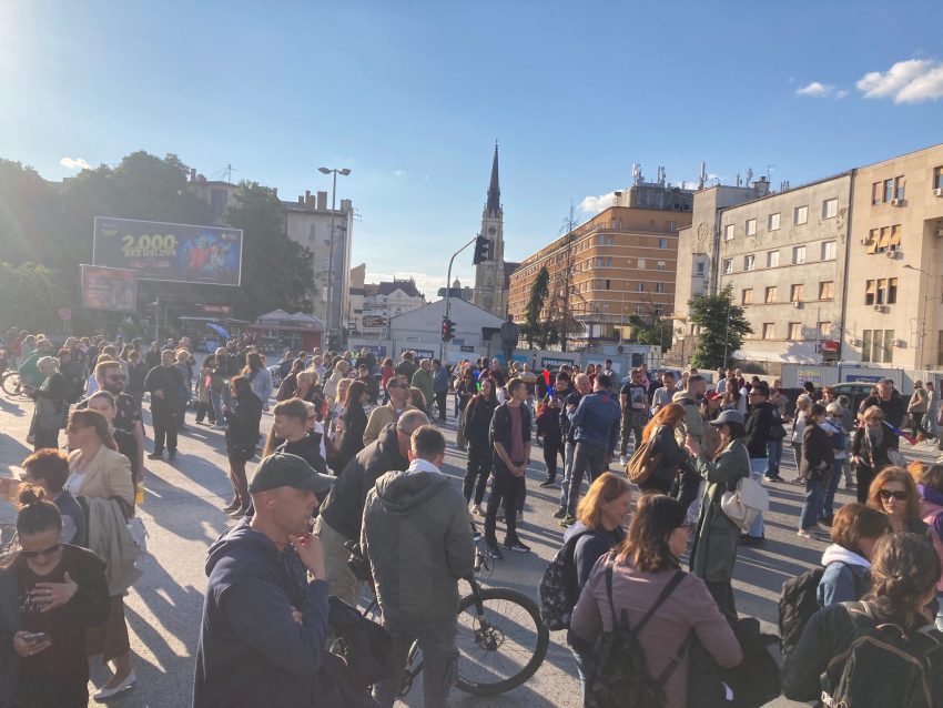 Blokada raskrsnica novi sad