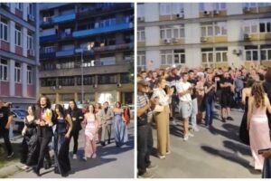 Maturanti užice podrška uhapšenom drugu