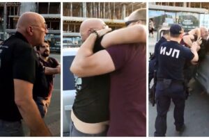 policajac napad blokade novi sad