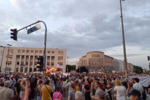 blokada raskrsnice bulevar mihajla pupina