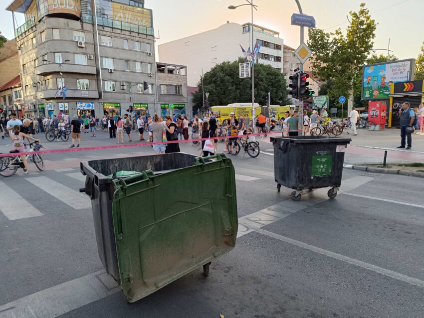 Blokada kod Rektorata u 18h