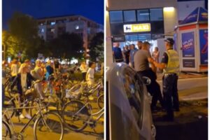 biciklistička blokada futoška pijaca pokušaj gaženja novi sad