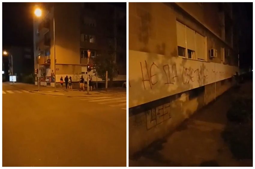 grafiti mržnje liman kapuljaši