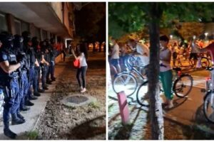 trobojke na limanu kordon polocije čuvari zida novi sad