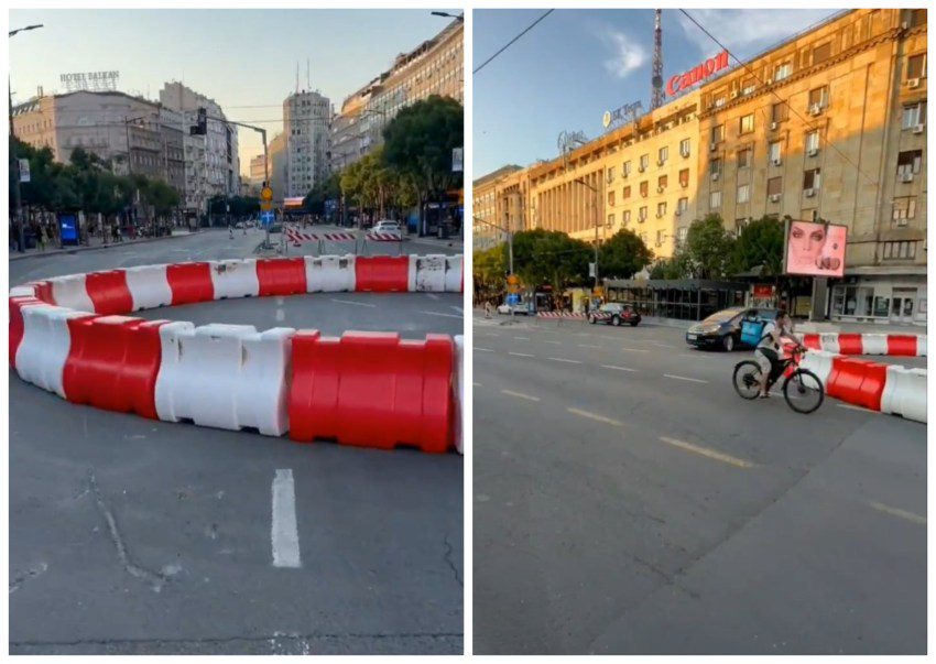 privremeni kružni tok terazije beograd