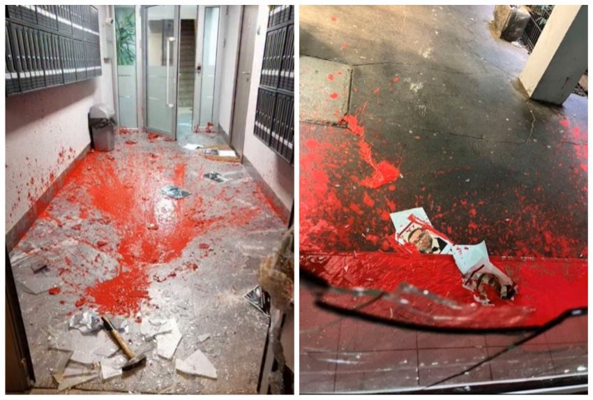 vandalizovani ulazi zborovi građana zvezdara beograd