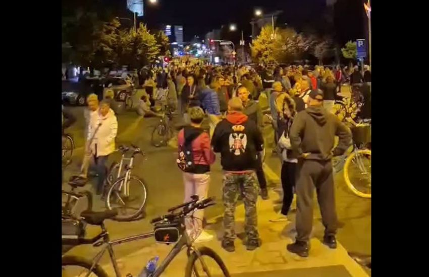 protest blokada varadinskog mosta