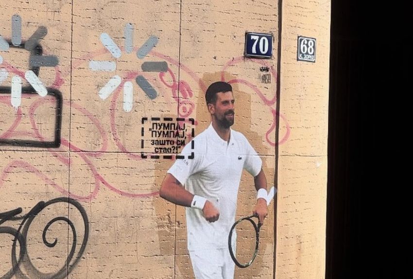 đoković mural