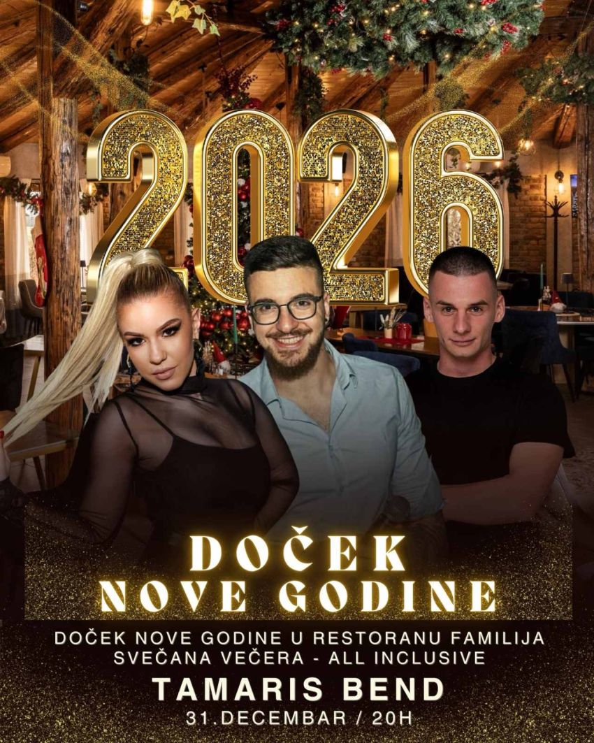 doček nove godine 2026. restoran familija