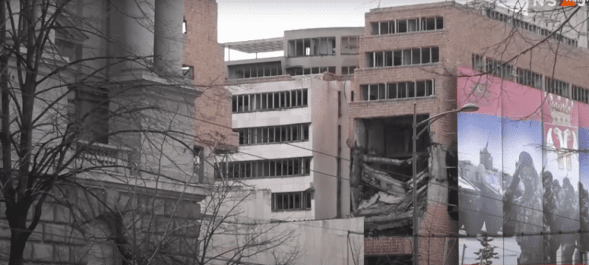 Studenti telima brane simbol Beograda: „Ne damo Generalštab“