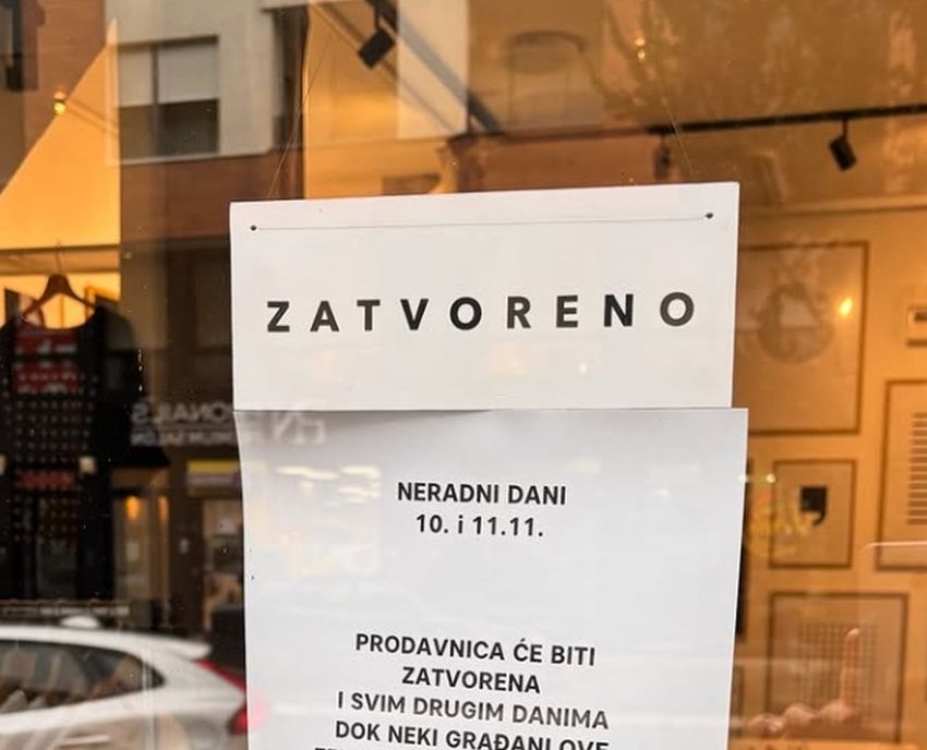 Novosadska prodavnica zatvorena u znak podrške građanima u štrajku: “Nismo neutralni”