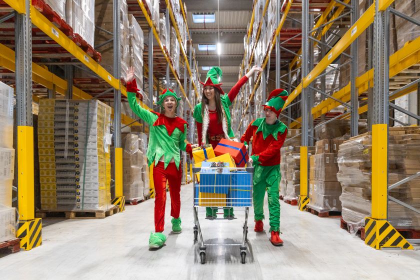 Vilenjaci u Lidl magacinu